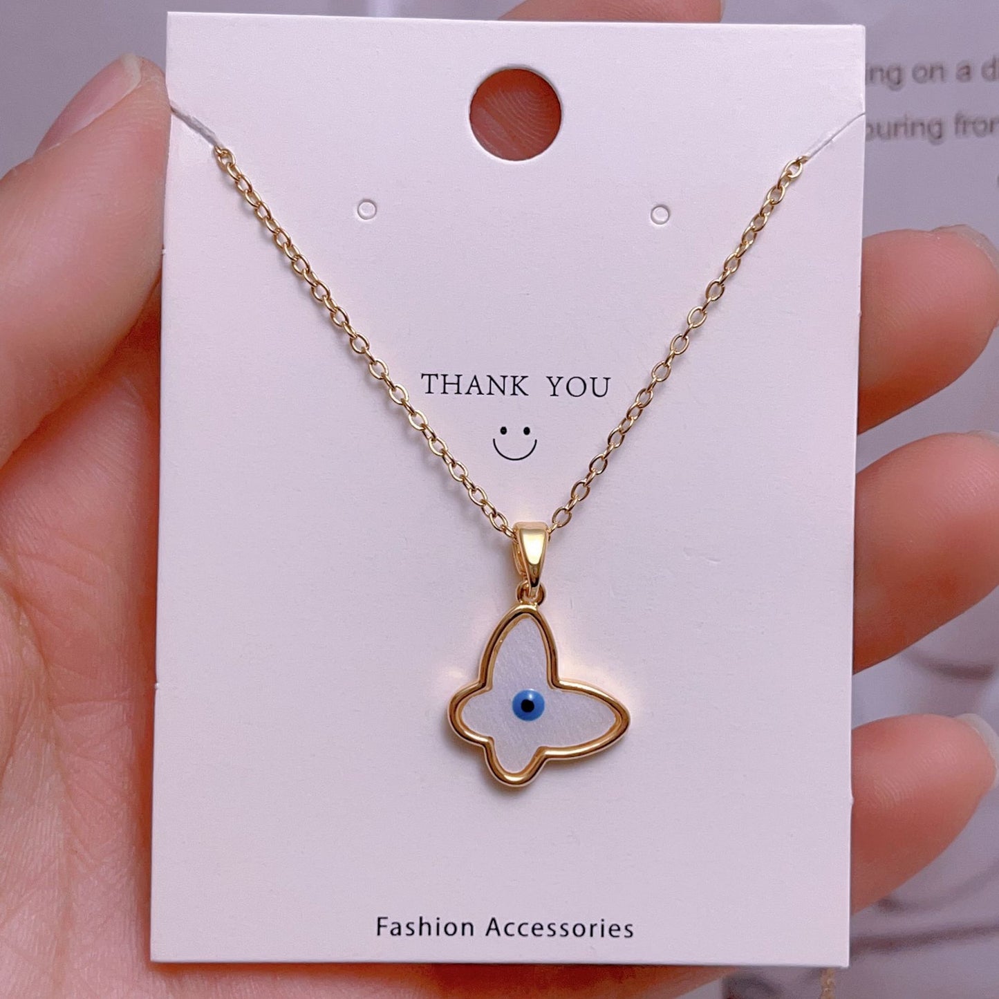 Eye Female Fashion Personality Titanium Steel Clavicle Necklaces