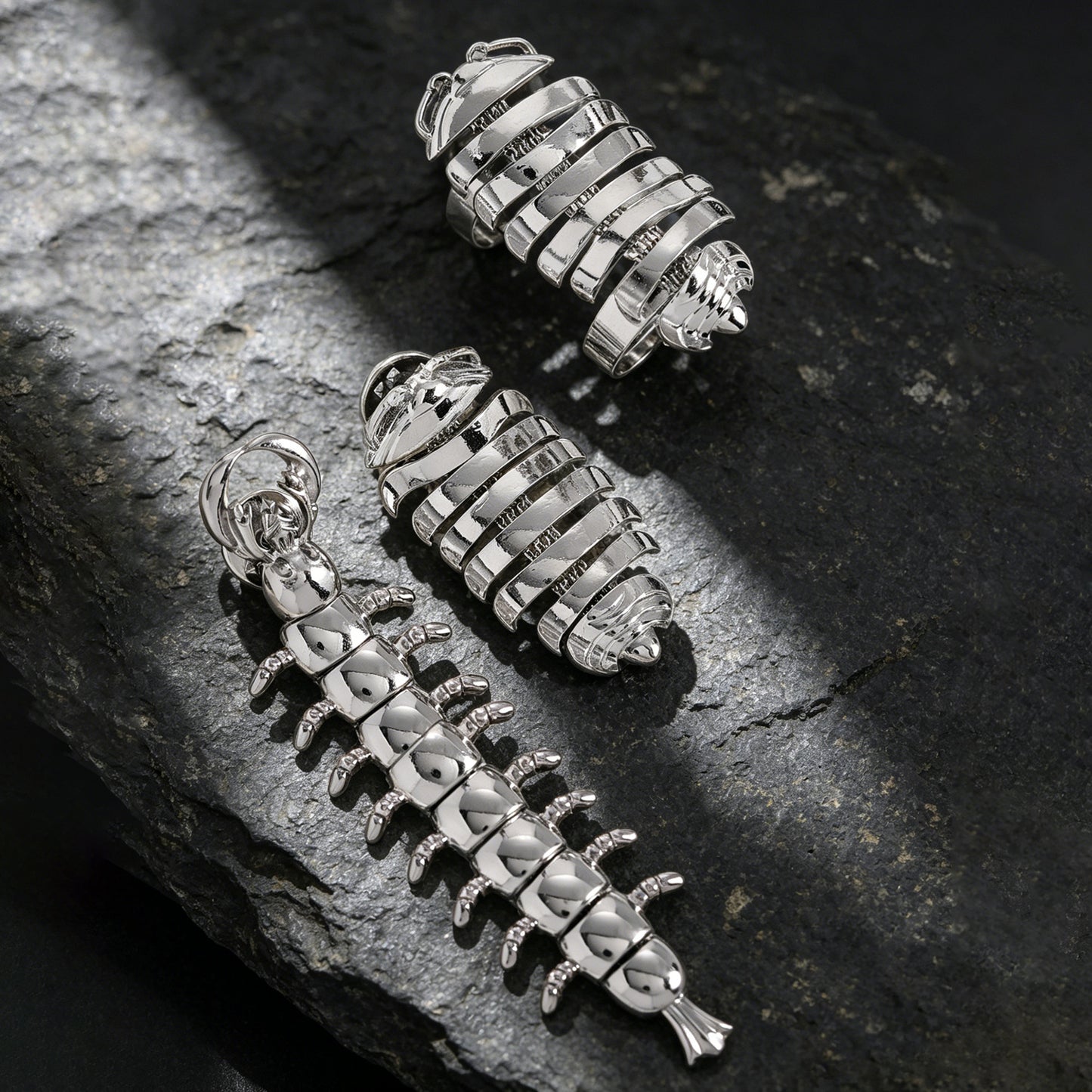 Men's Fashionable Simple Personalized Punk Centipede For Bracelet