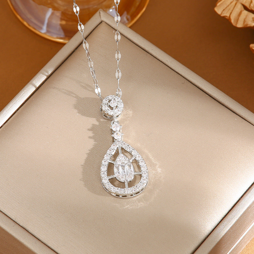 Women's Titanium Steel No Fading High-grade Design Necklaces