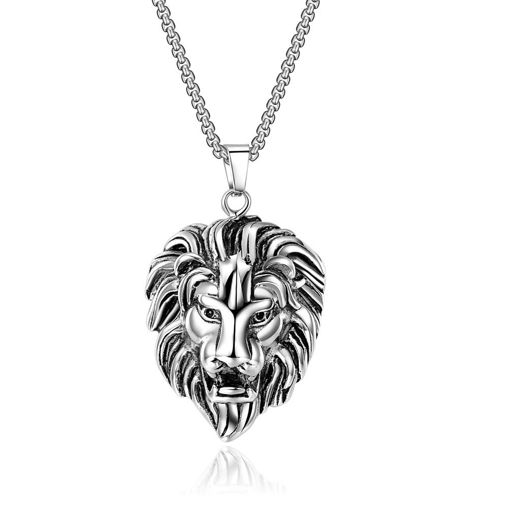Men's Stainless Steel Hip Hop Cool Cross Trendy Clavicle Necklaces