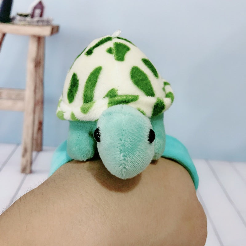 Children's Plush Cartoon Pop Cute Sun Flower Couple Female Dinosaur Slap Bracelet
