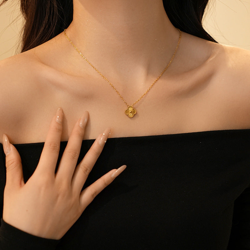Women's Four-leaf Flower Fashion Temperament Entry Jewelry Set