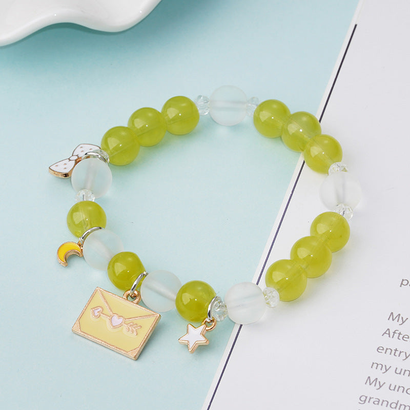 Korean Style Graceful Cute Crystal String Bracelet
