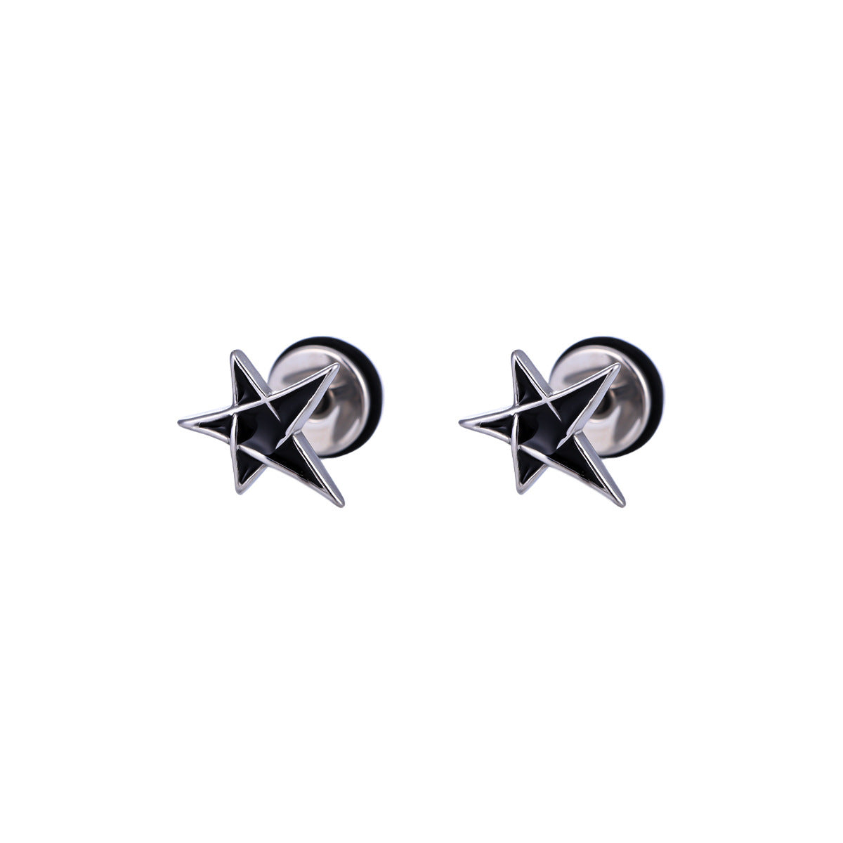 Women's & Men's Pentagram Light Luxury High Sense Stainless Rings