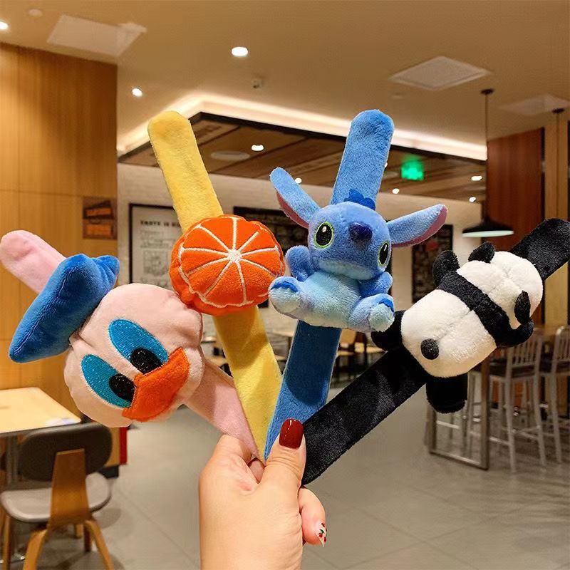 Children's Plush Holiday Gifts Present Wrist Strap Bracelet