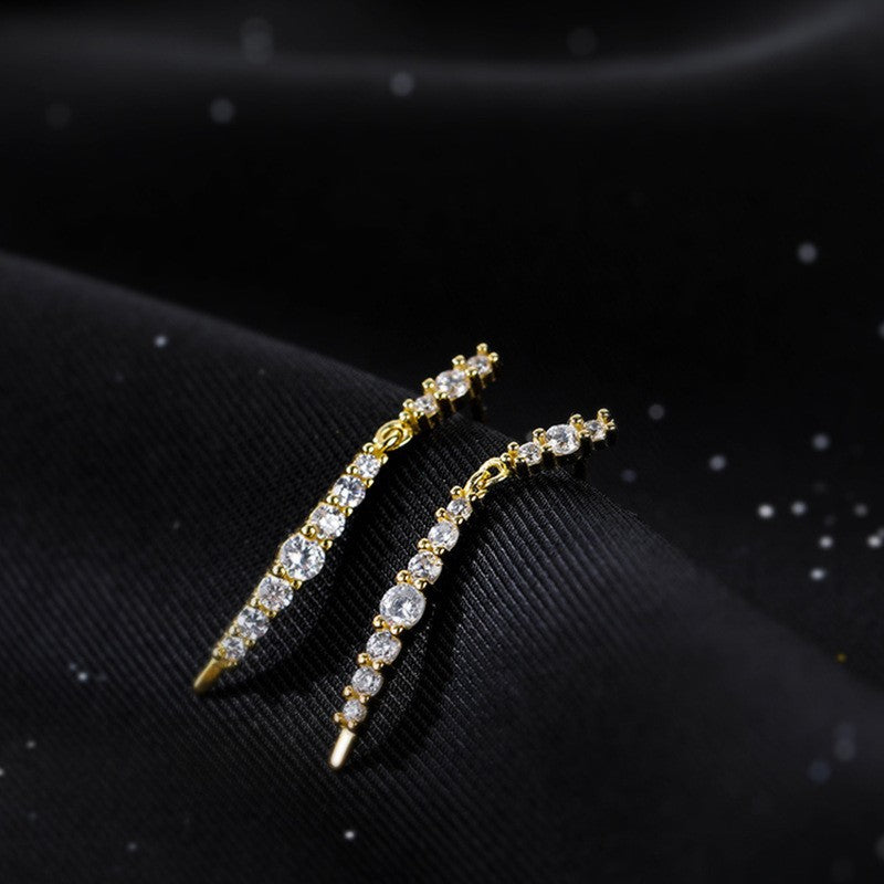 Women's Small Simple Hollow Pearl High-grade Refined Stud Earrings