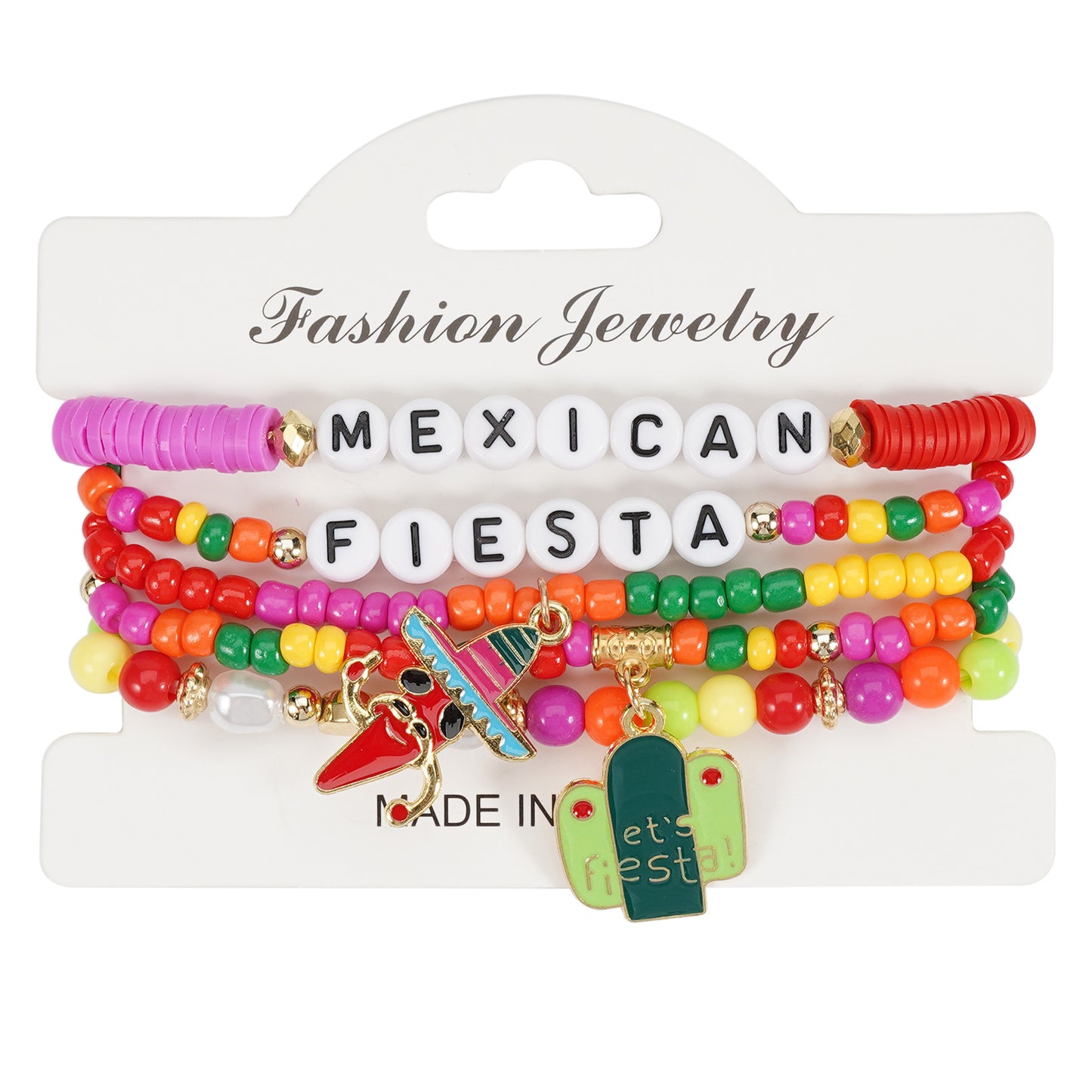 Mexican Pepper Festival Carnival Party Bohemian Bracelet