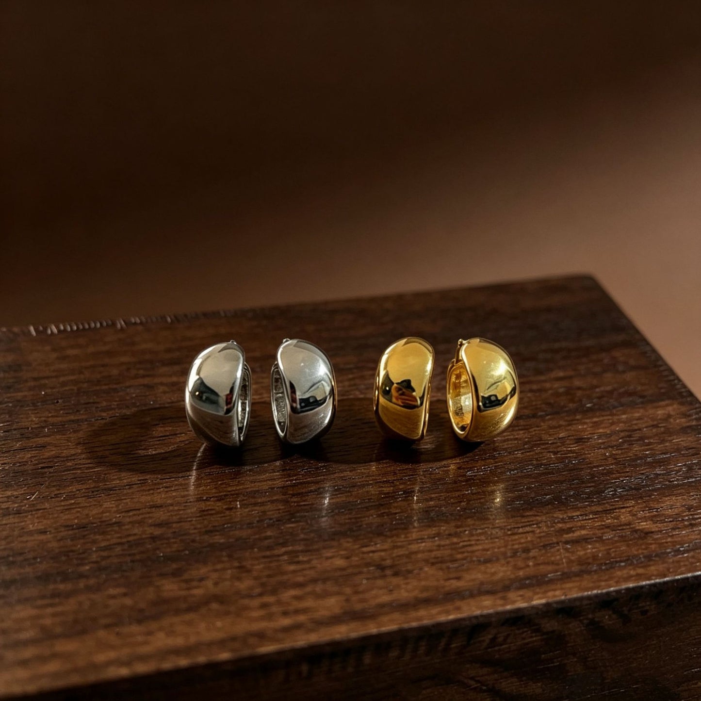 Female Light Luxury Minority Sensitive Circle Earrings