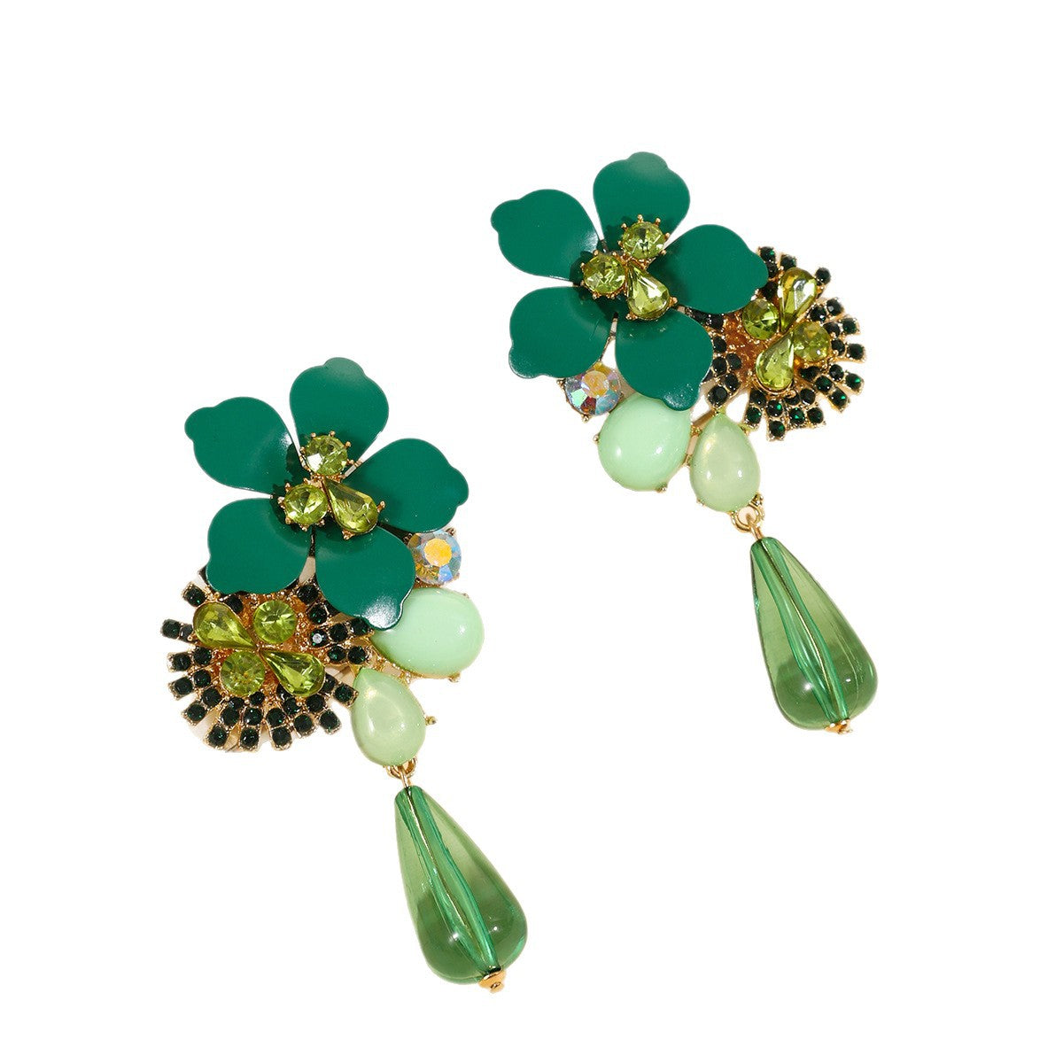 Chiffon Flower Tassel Summer Beach Vacation Rings