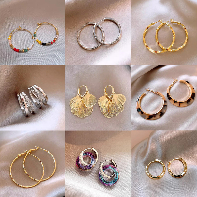 Simple Clip Exaggerated Design Elegant Wild Special Interest Light Luxury Ear Buckle