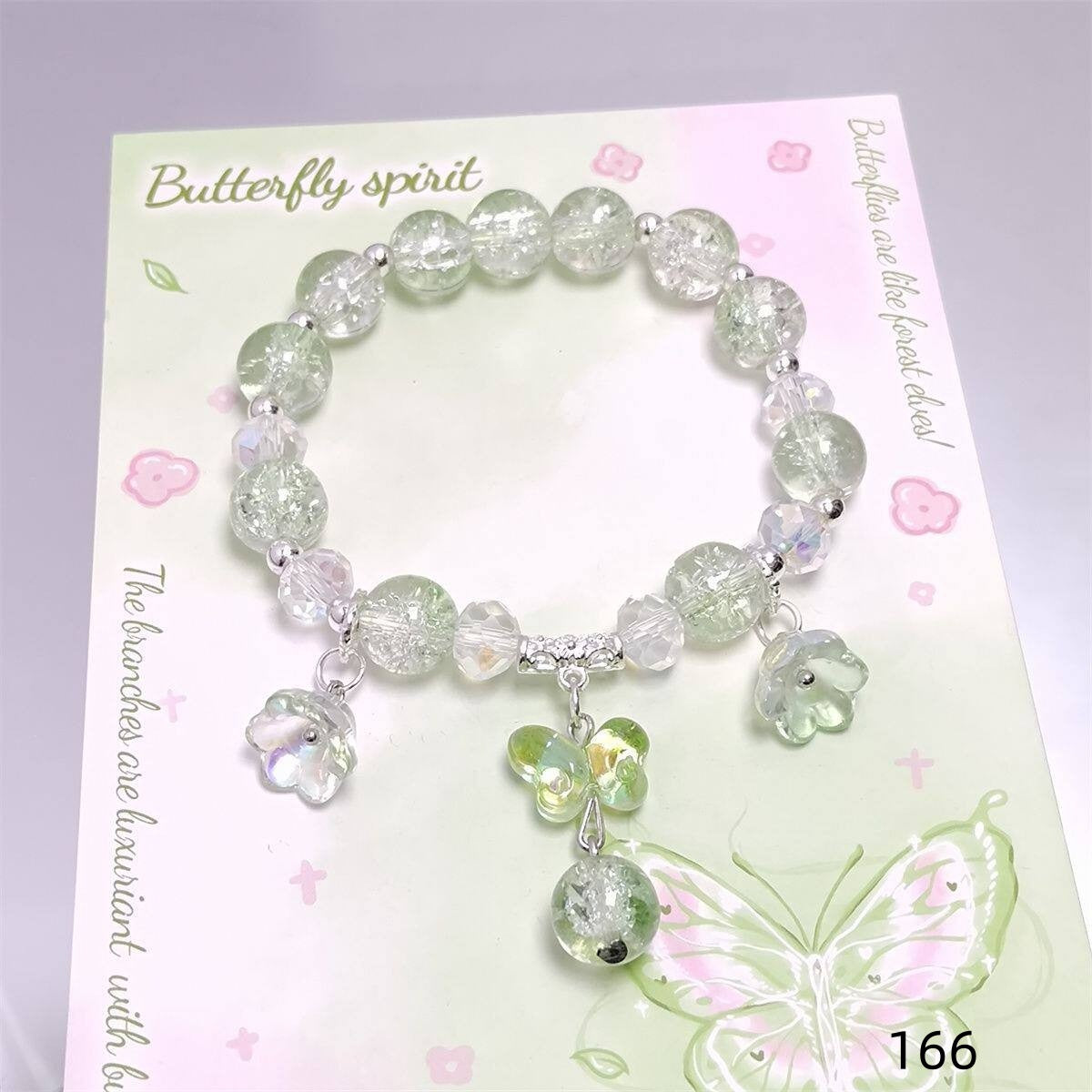 Colorful Crystal String Beads Fishtail Sweet Super Fairy Girlfriends For Bracelets