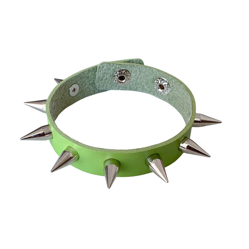Punk Trendy Unique Rivet Couple Leather Rock Gothic Bracelets