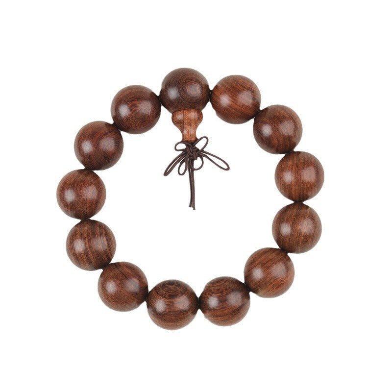Men's Loose Round Beads Pieces Prayer Silkwood Bracelets