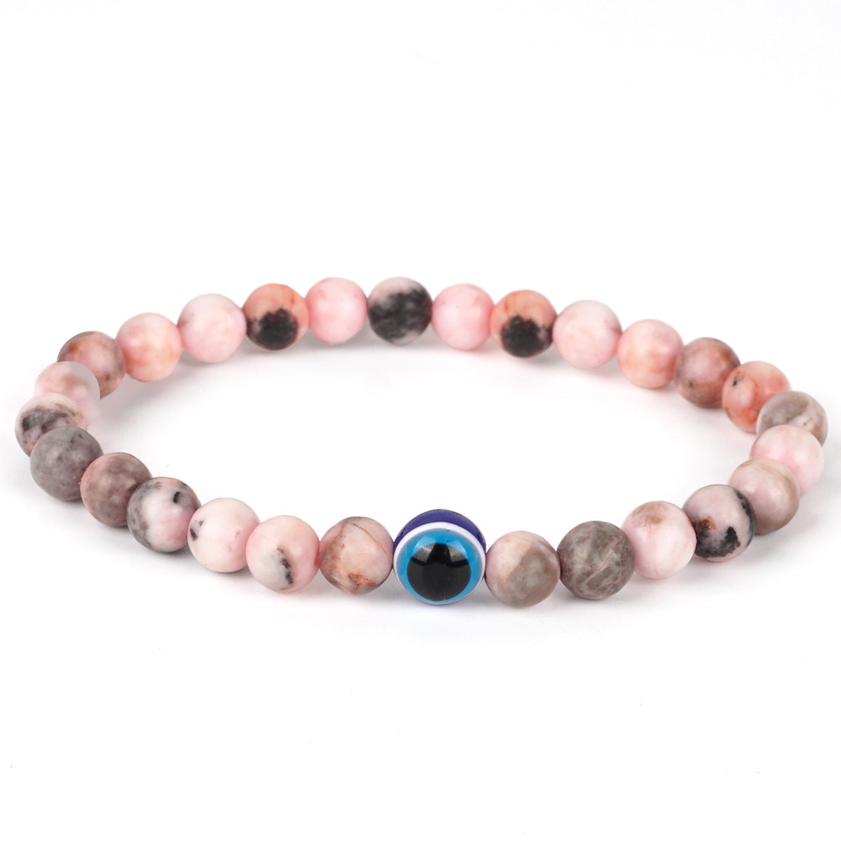 Obsidian White Turquoise Handmade Beaded Hand Bracelets