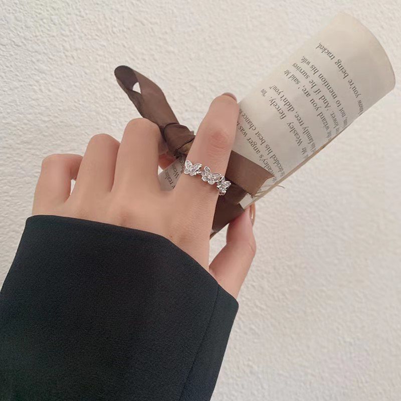 Minority Simple Design Super Flash Gentle Cold Ring