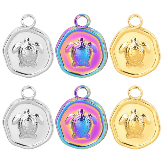 Stainless Steel Turtle Light Luxury Minority Vacuum Necklaces