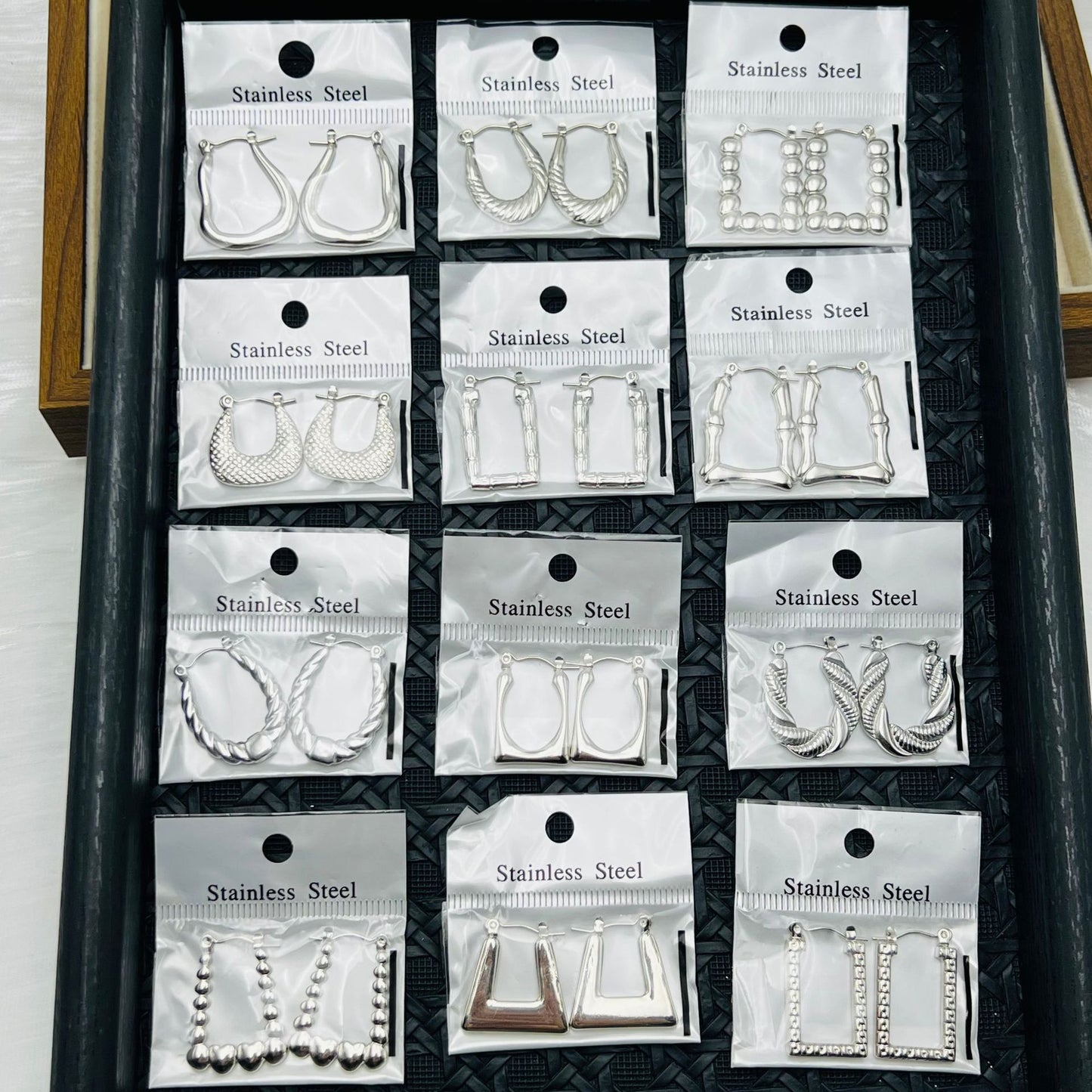 Irregular Stainless Steel Do Not Fade Ear Earrings