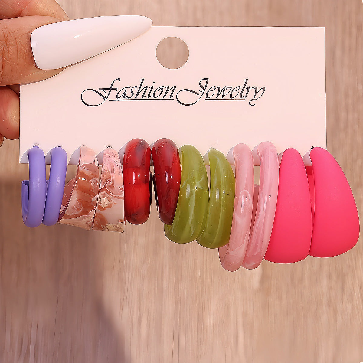 Colorful Dopamine Cute Style Stylish Graceful Simple Niche Trendy Earrings
