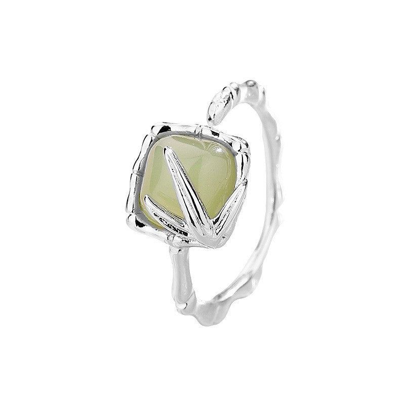 Sugar Cube Female Creative Sense Retro Rings