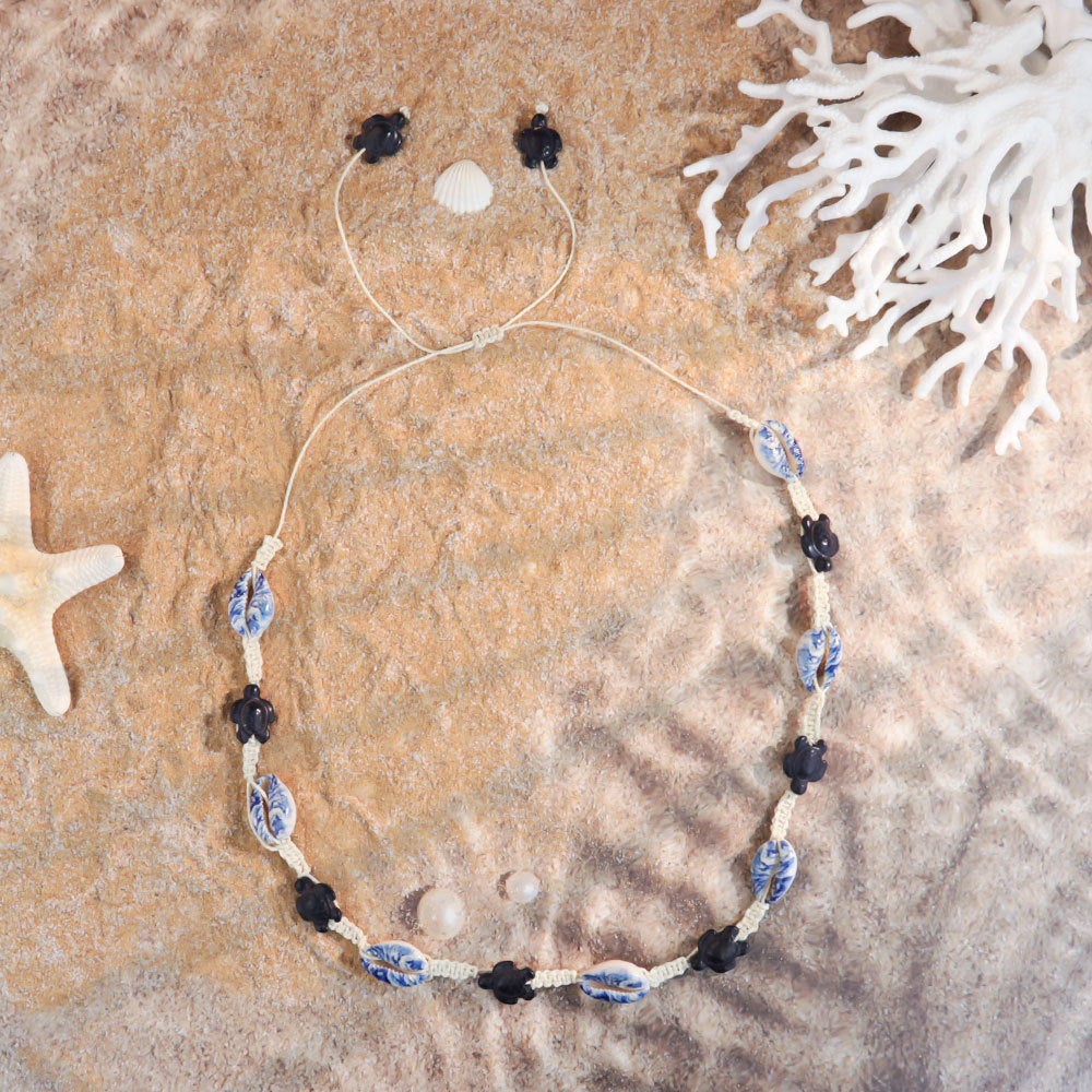 Holiday Ocean Style Cartoon Shell Design Starfish Necklaces