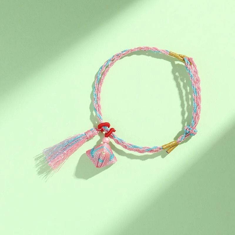 Small Gift Tassel Adjustable Red Rope Dragon Boat Festival Bracelet