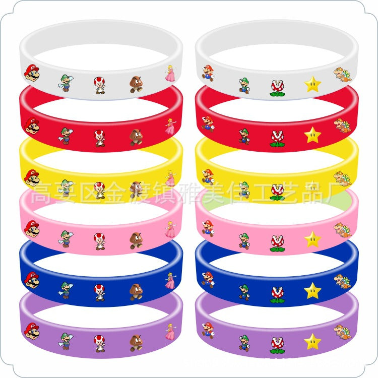 Cartoon Silicone Anime Surrounding The Game Wrist Bracelets