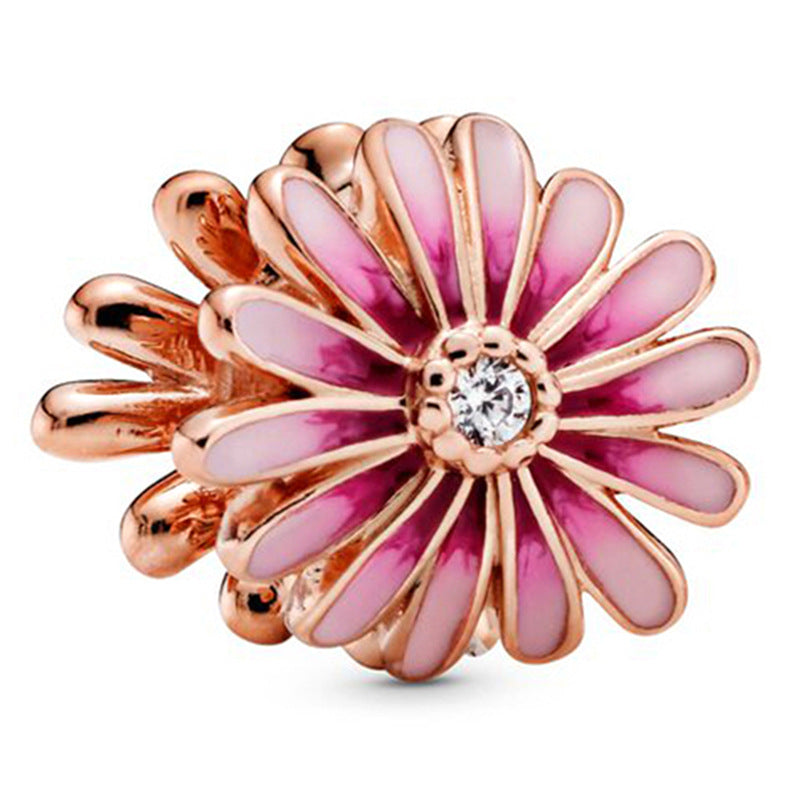 Innovative Stylish Pink Beaded Daisy Fashion Jewelry Accessories