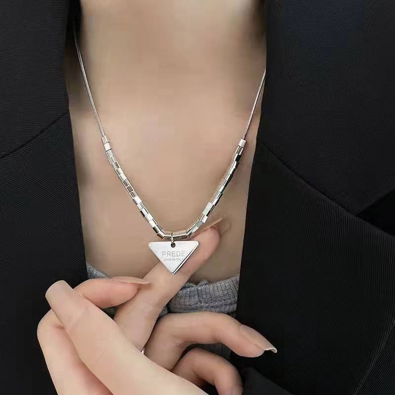 Women's Steel Hip Hop Sweater Chain Trendy Necklace