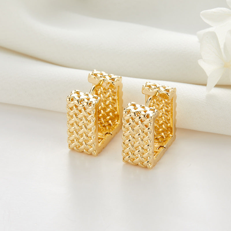 High Sense Temperament Clip Female Affordable Luxury Style Earrings