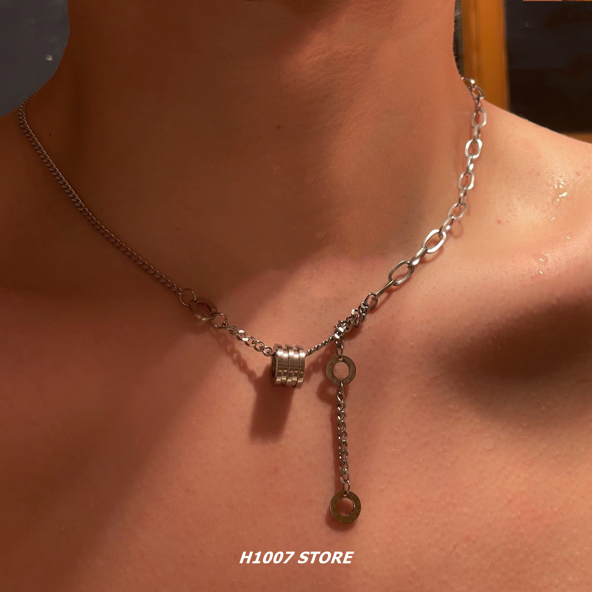 No Fading Cold Style Boys Female Design High-grade Hip Hop Necklace