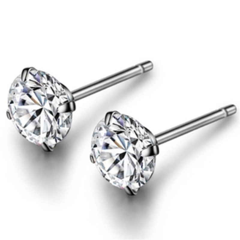 Women's Sky Beauty For Korean Sier Quality Stud Earrings