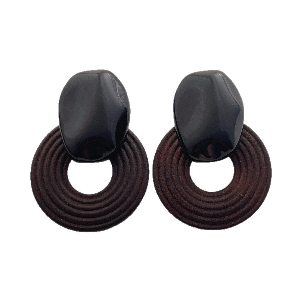 Niche Seaside Vacation Style Irregular Affordable Luxury Fashion High-grade Earrings