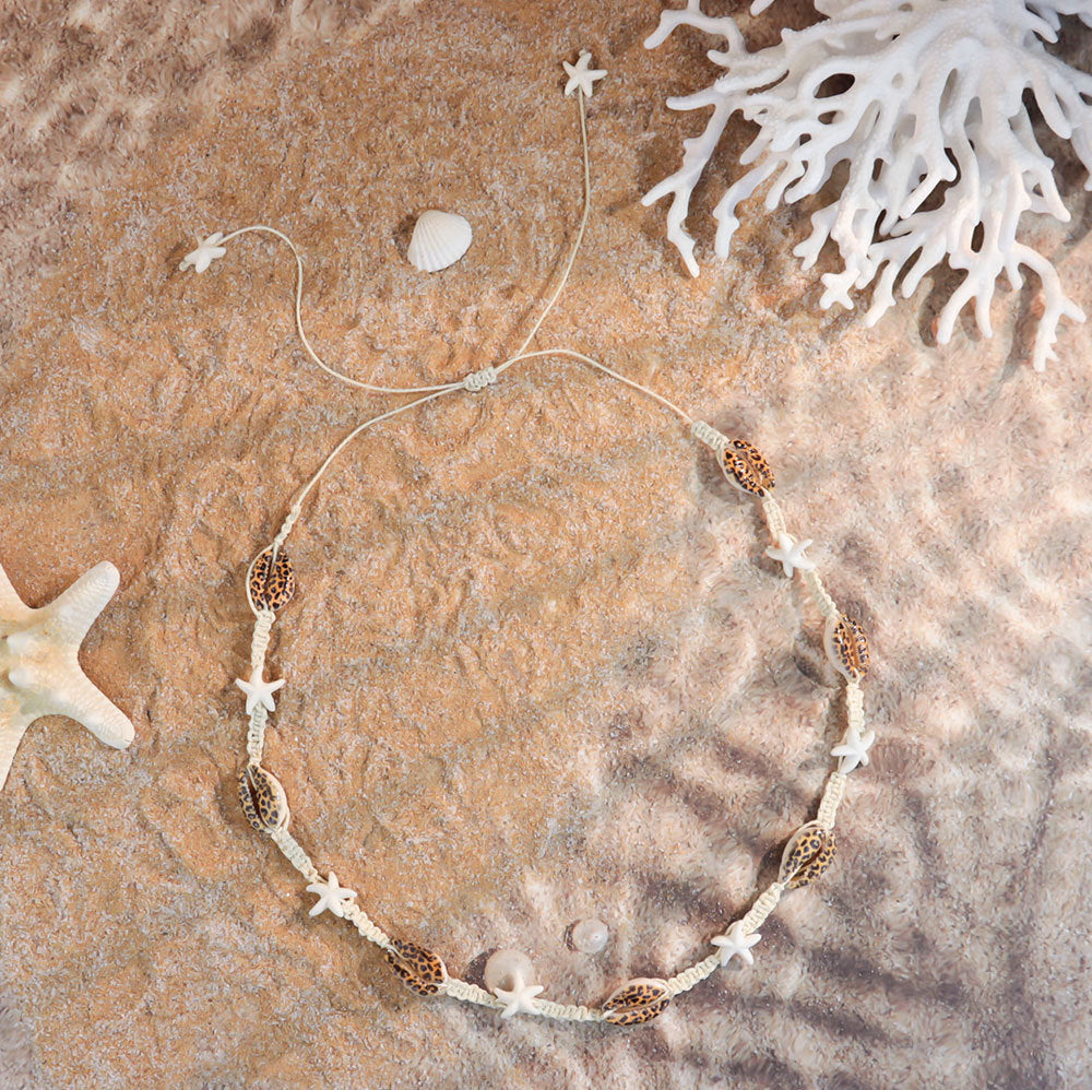 Holiday Ocean Style Cartoon Shell Design Starfish Necklaces