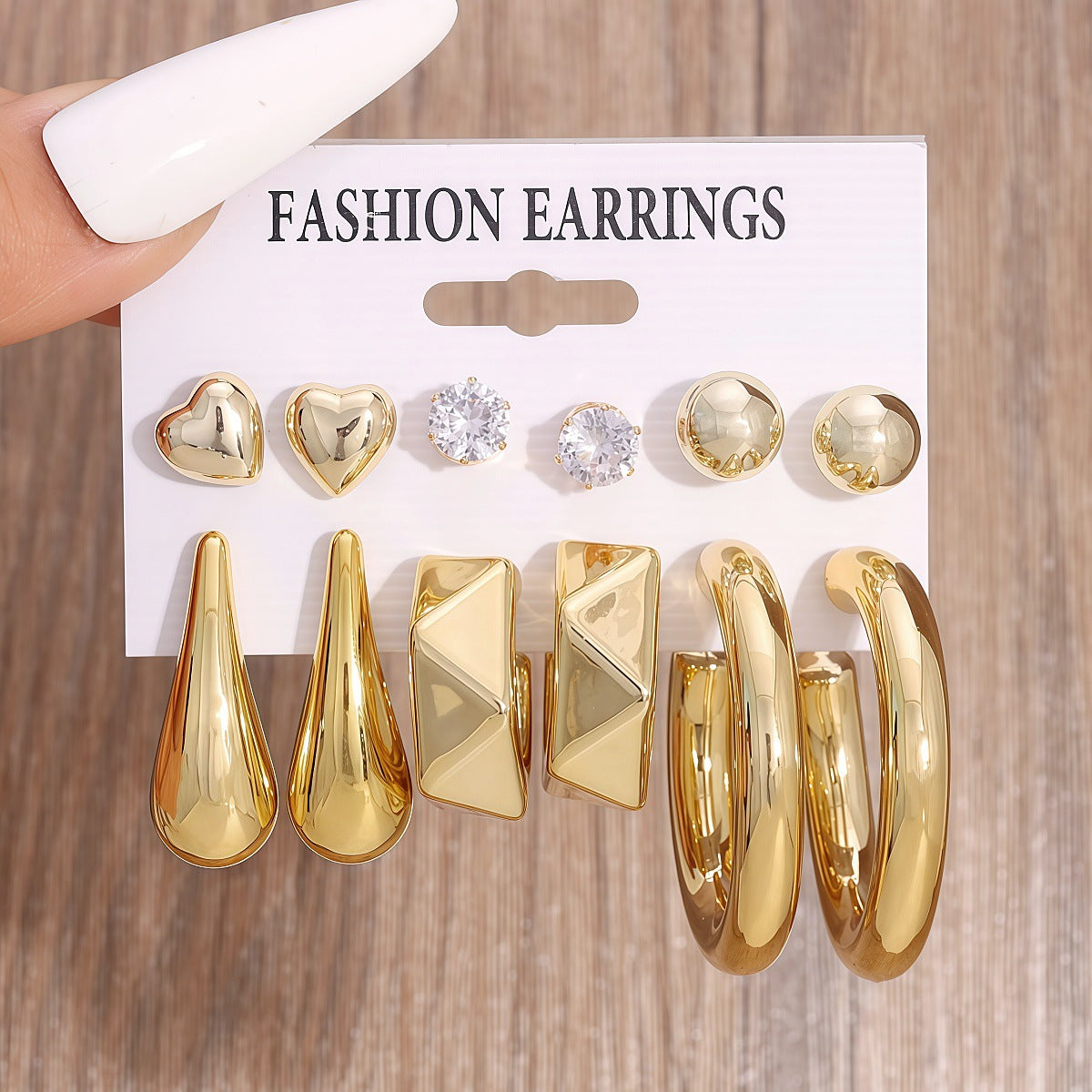 Women's Fashion Resin Vintage Simple Advanced Creative Personality Earrings