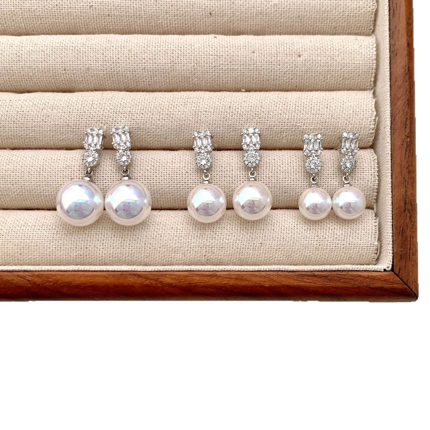 Women's Diana Colorful Pearl High-grade Light Luxury Minority Stud Earrings