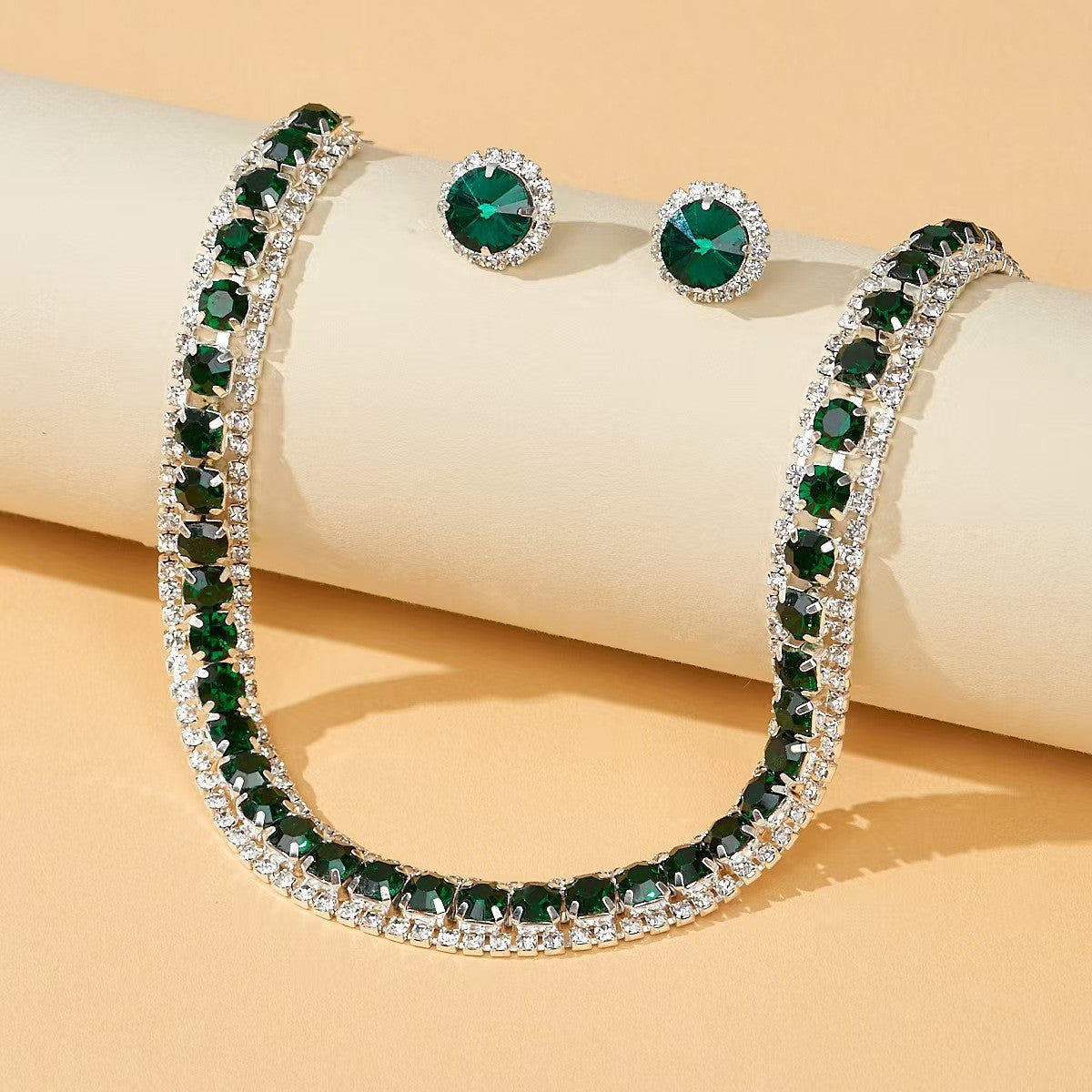 Fashion Claw Chain Zircon Elegant Design High Sense Necklace