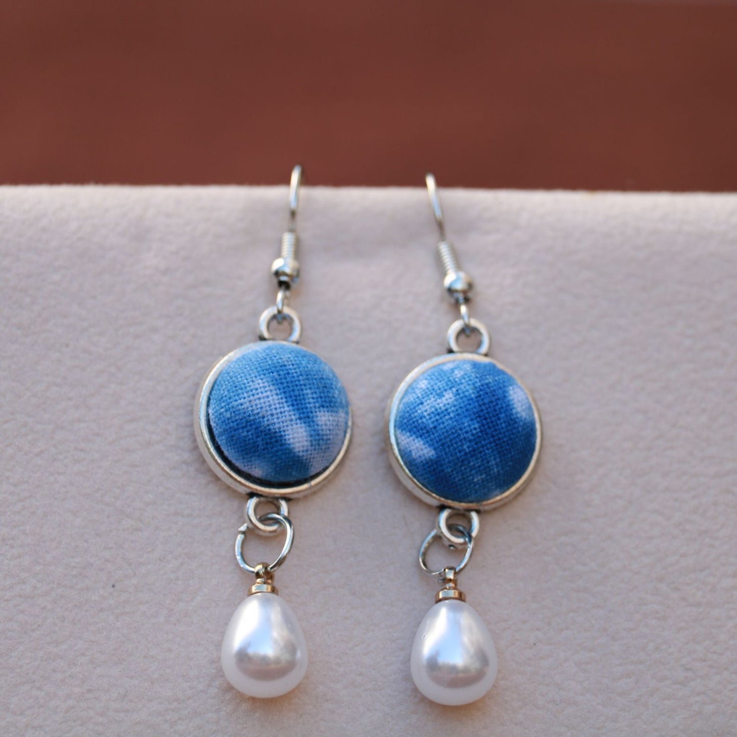 Yunnan Dali Ethnic Style Handmade Fabric Earrings