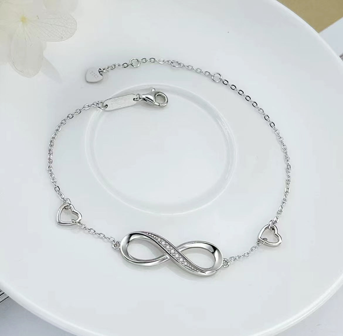 Sterling Sier Clavicle Chain Female Light Bracelets