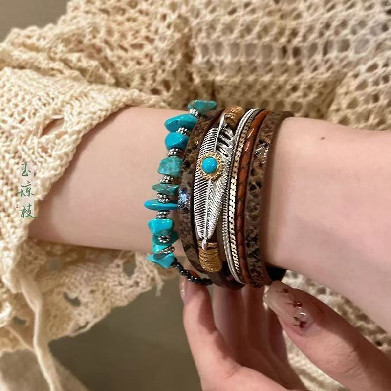 Flower Round Female Personality Fashion Exquisite Versatile Design Bracelet