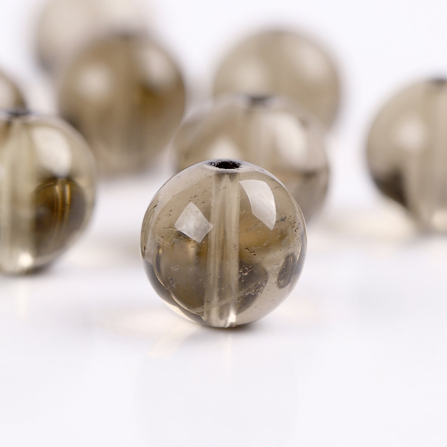 Yao Natural Tea Crystal Single Beads Scattered Handmade Bracelet