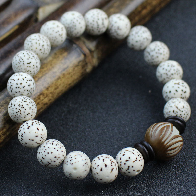 Women's & Men's Bodhi Buddha Beads Single Circle Hainan Bracelet