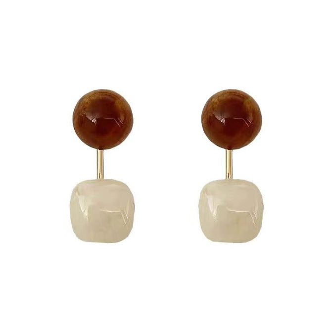 Simple Retro Elegant Ear High Sense Fairy Female Affordable Luxury Stud Earrings