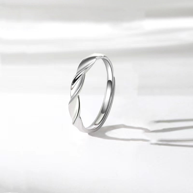 Men's Combination Stacked Single Trendy Open-end Personality Rings