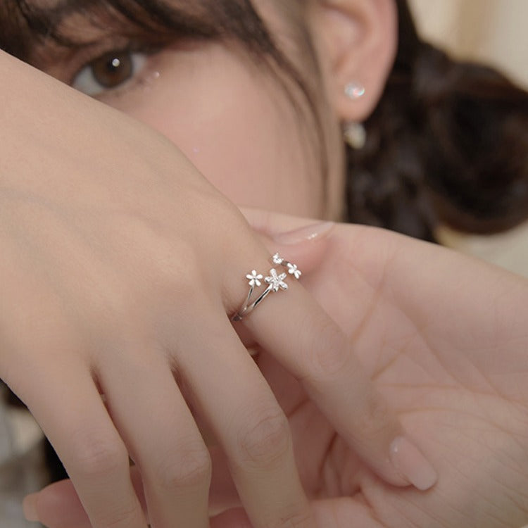 Daisy Flower Niche Design Female Mori Fresh Girlfriend Gifts Little Ring