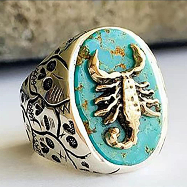 Sells Precious Stones Nostalgic Retro Scorpion Rings