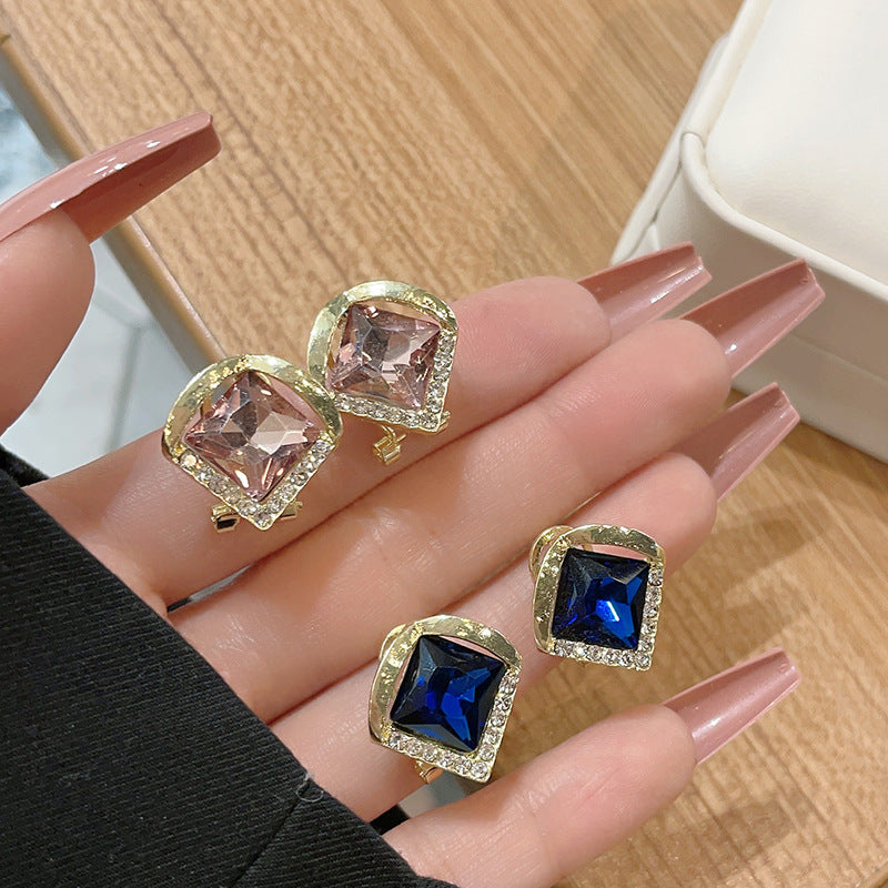 Women's Crystal Exquisite Versatile Elegant Design Geometric Rings