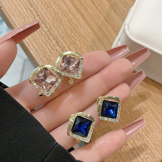 Women's Crystal Exquisite Versatile Elegant Design Geometric Rings