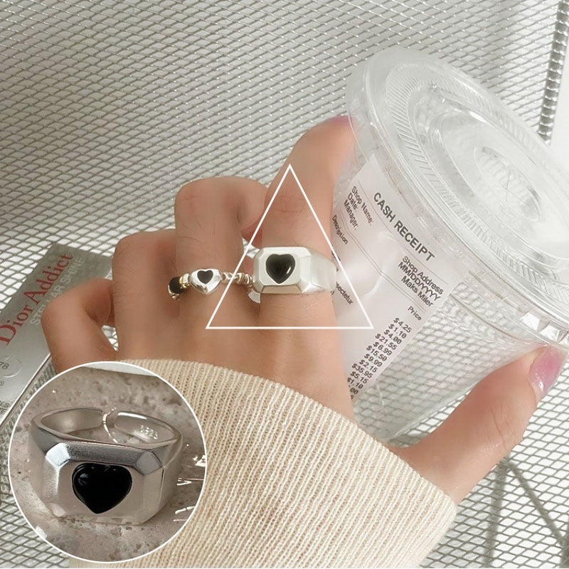 Women's Pull-out Adjustable Retro Fashion Flower Tassel Chain Ring