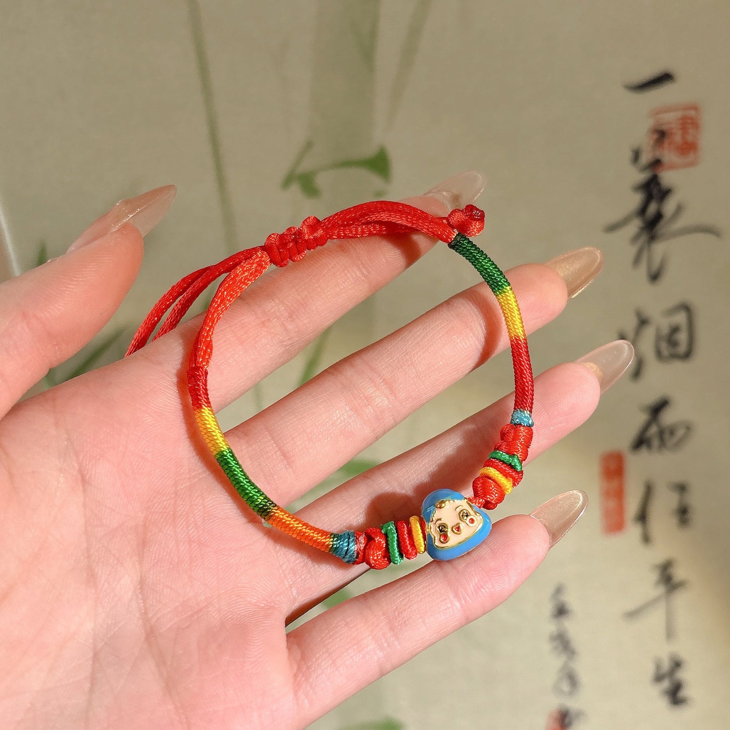 Boat Festival Carrying Strap Colorful Rope Wind Hand-woven Bracelet