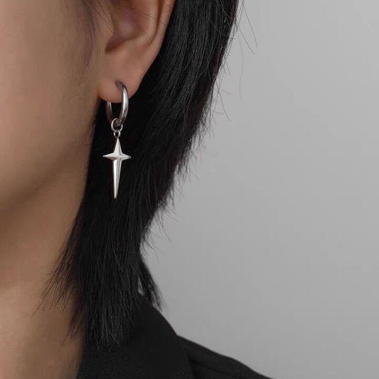 Couple Simple High Sense Boys Ear Earrings
